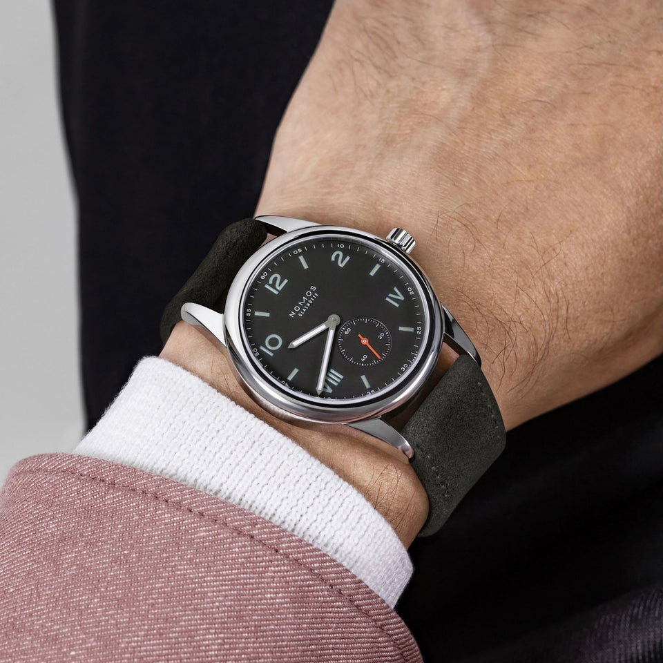 NOMOS Glashütte Club Campus 38 Night Dial Hand Wound Watch