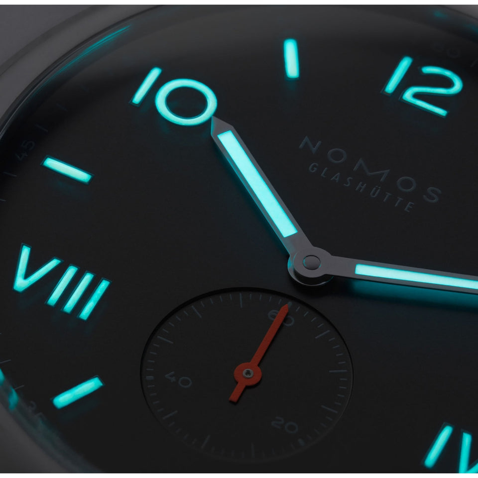 NOMOS Glashütte Club Campus 38 Night Dial Hand Wound Watch