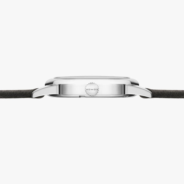 NOMOS Glashütte Club Campus All Olive Dial 38mm Hand Wound Watch | Exhibition Caseback