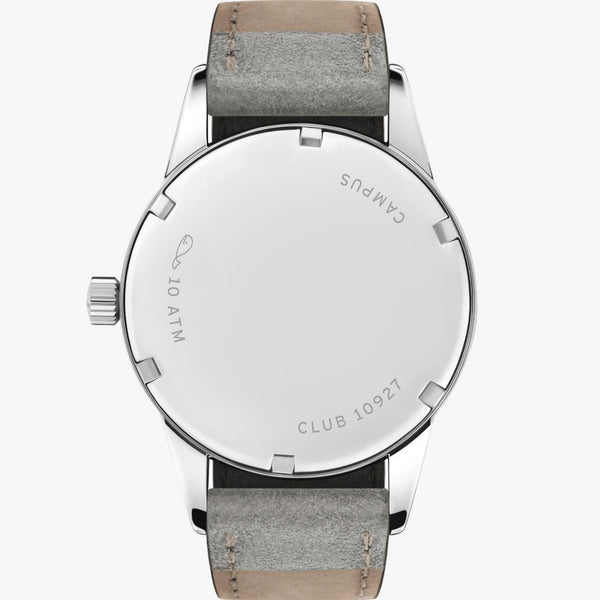 NOMOS Glashütte Club Campus Deep Pink Dial 36mm Hand Wound Watch | Exhibition Caseback