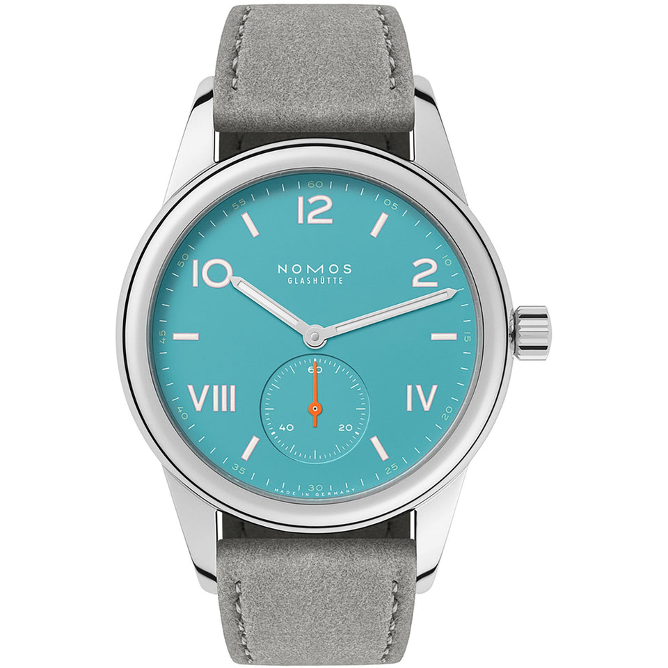 NOMOS Glashütte Club Campus Endless Blue Dial 36mm Hand Wound Watch