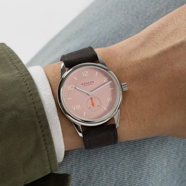 NOMOS Glashütte Club Campus Full Rose Dial 38mm Hand Wound Watch