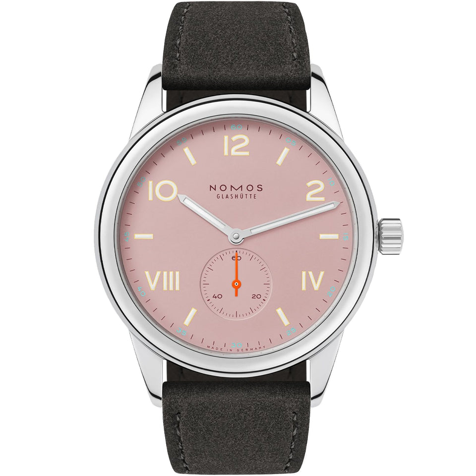 NOMOS Glashütte Club Campus Full Rose Dial 38mm Hand Wound Watch
