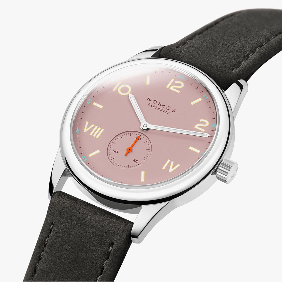 NOMOS Glashütte Club Campus Full Rose Dial 38mm Hand Wound Watch