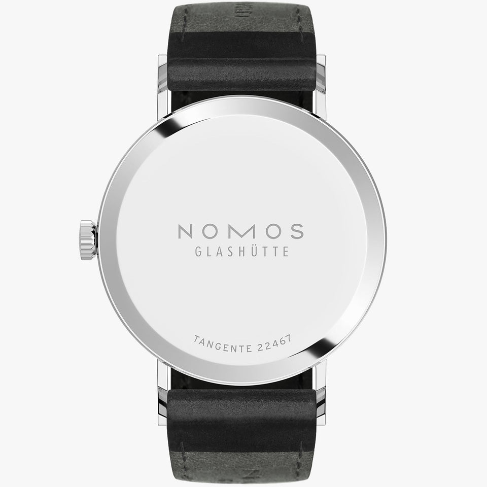 NOMOS Glashütte Tangente 2Date 38mm Blue Dial Hand Wound Watch