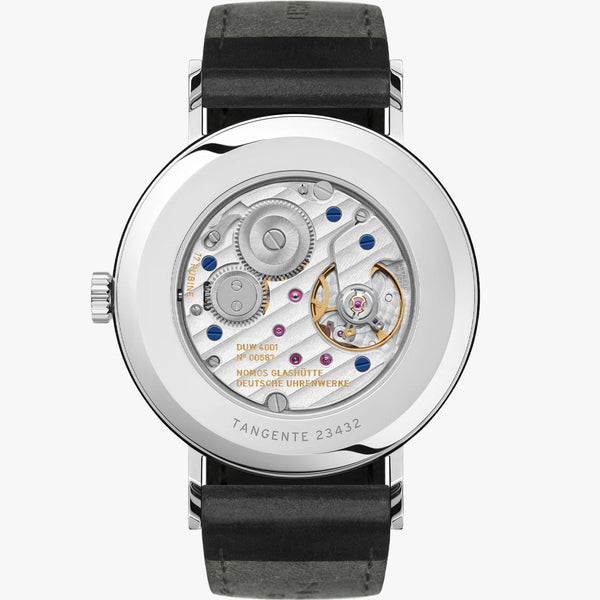 NOMOS Glashütte Tangente 38 Hand Wound White Dial Watch (Glass Back)