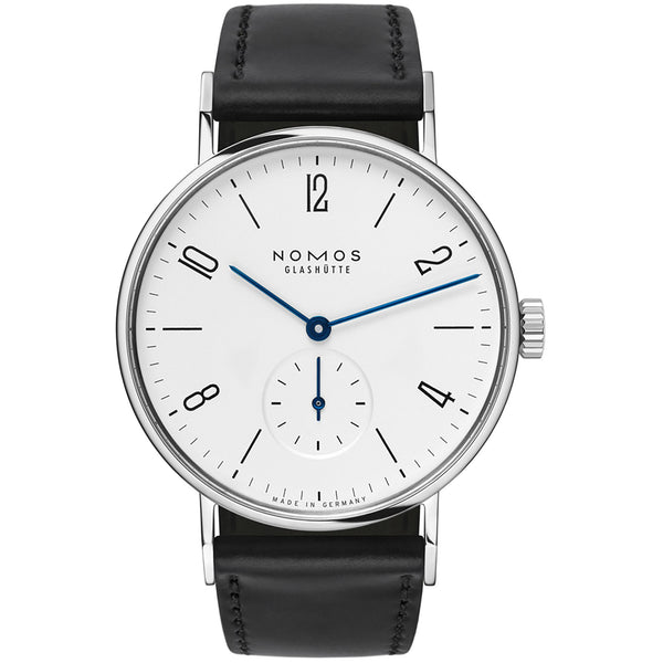 NOMOS Glashütte Tangente Hand Wound White Dial 35mm Unisex Watch | Exhibition Caseback