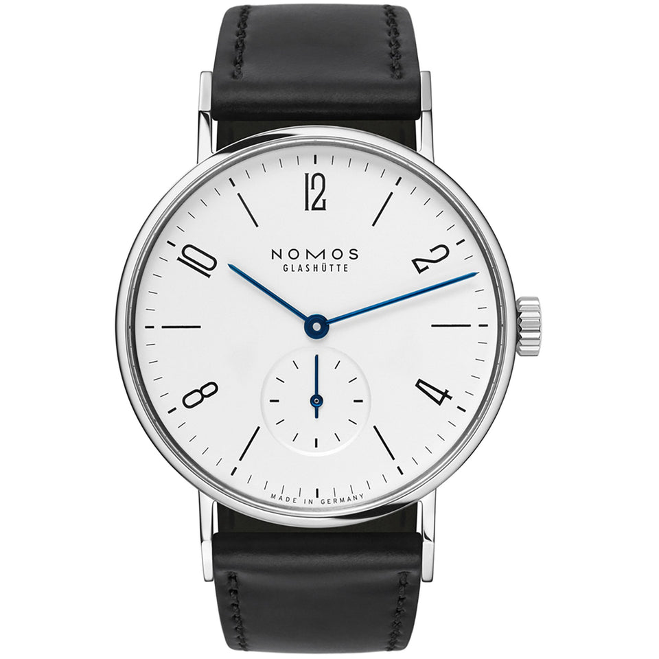 NOMOS Glashütte Tangente Hand Wound White Dial 35mm Unisex Watch | Exhibition Caseback