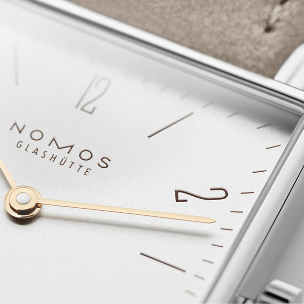 NOMOS Glashütte Tetra 27 DUO White Square Dial Hand Wound Watch