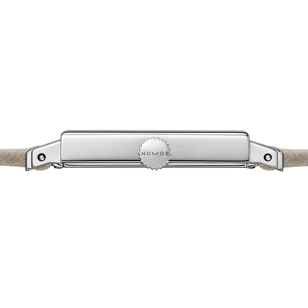 NOMOS Glashütte Tetra Origins Terra Square Dial Hand Wound Watch | Exhibition Caseback