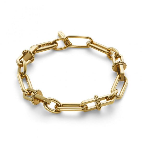 Olivia Burton Ladies Anchor Link Gold Toned Bracelet