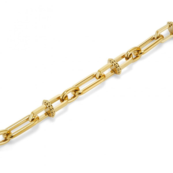 Olivia Burton Ladies Anchor Link Gold Toned Bracelet