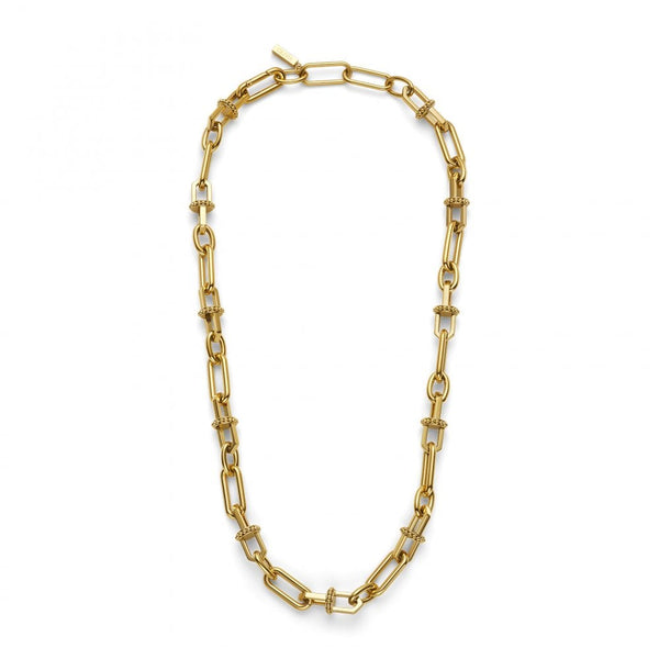 Olivia Burton Ladies Anchor Link Gold Toned Necklace