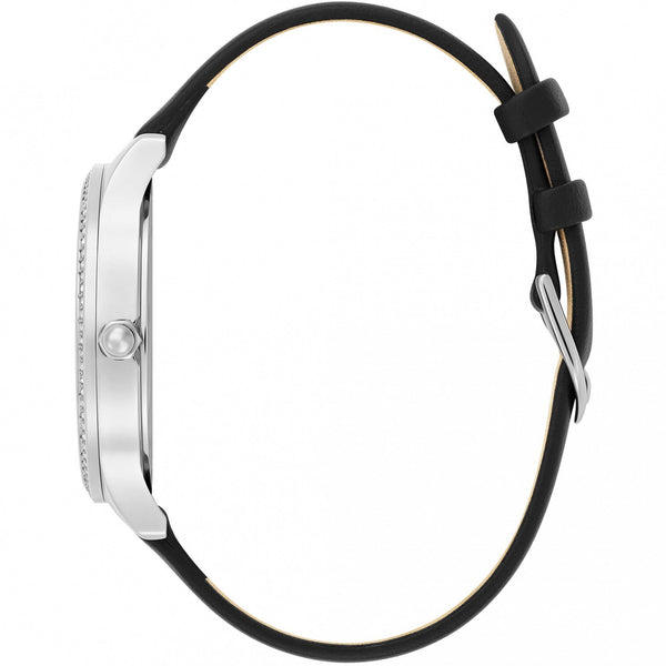 Olivia Burton Ladies Capsule 34mm Black Leather Strap Watch
