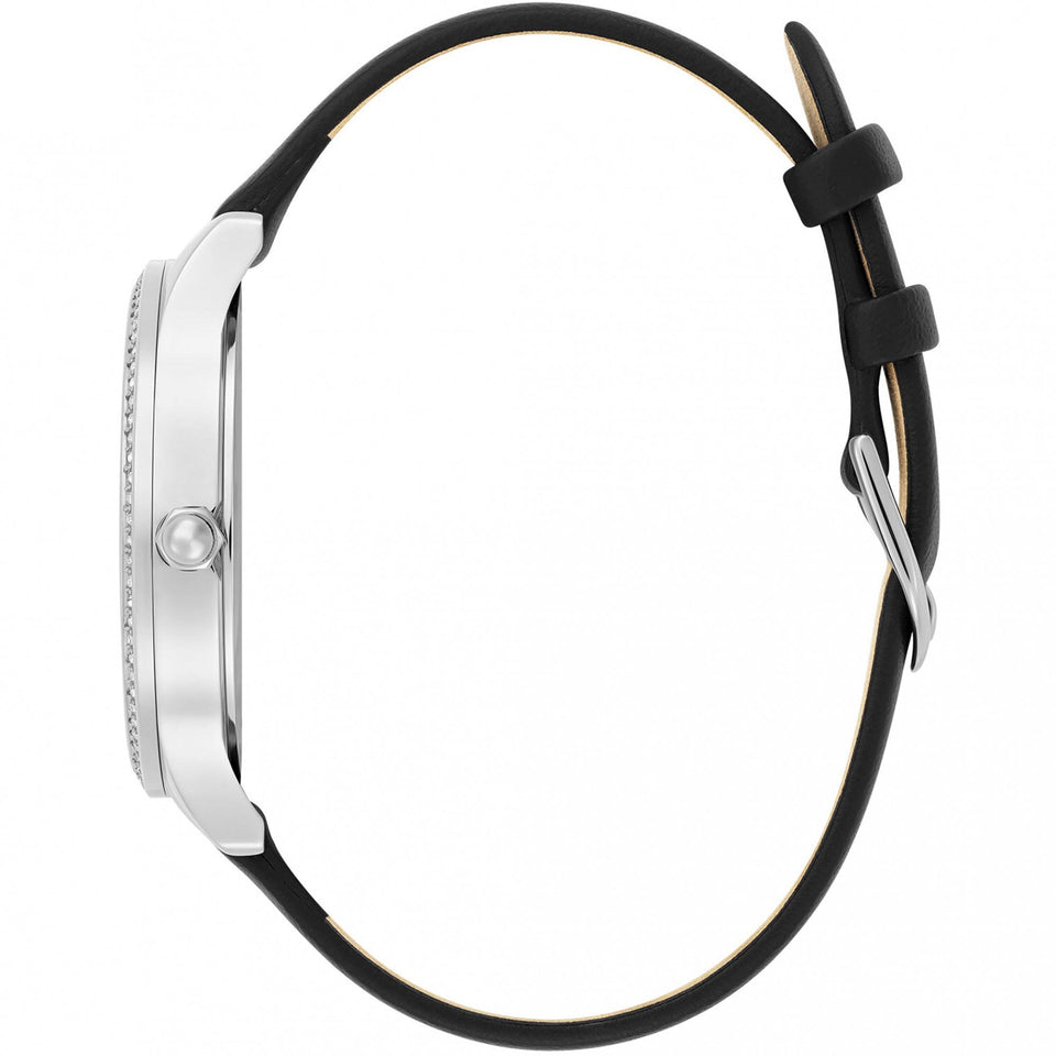 Olivia Burton Ladies Capsule 34mm Black Leather Strap Watch