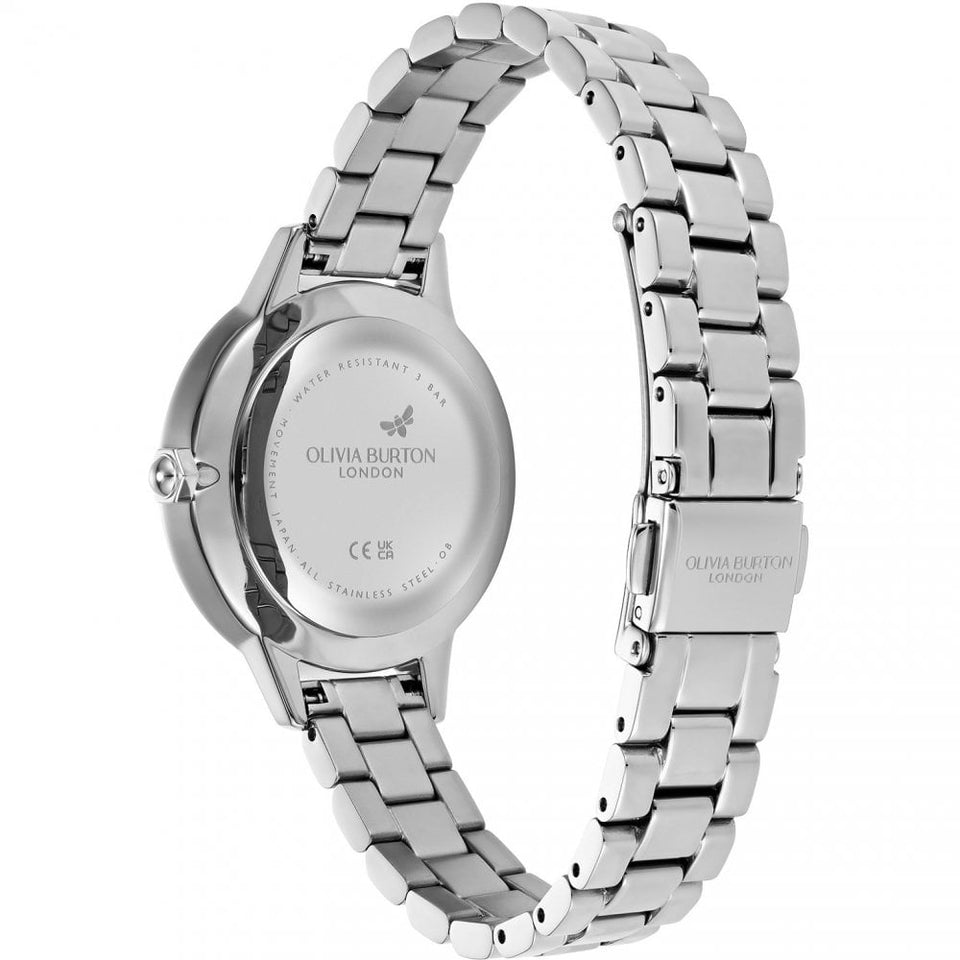 Olivia Burton Ladies Captivate Mother Of Pearl Dial Bracelet Watch