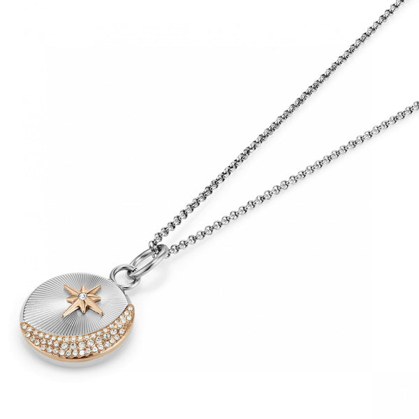 Olivia Burton Ladies Celestial Moon & Star Two Tone Necklace