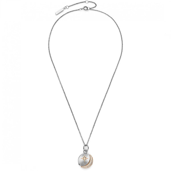 Olivia Burton Ladies Celestial Moon & Star Two Tone Necklace