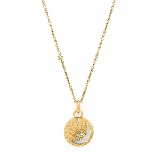 Olivia Burton Ladies Celestial Rising Sun Gold Plated Necklace