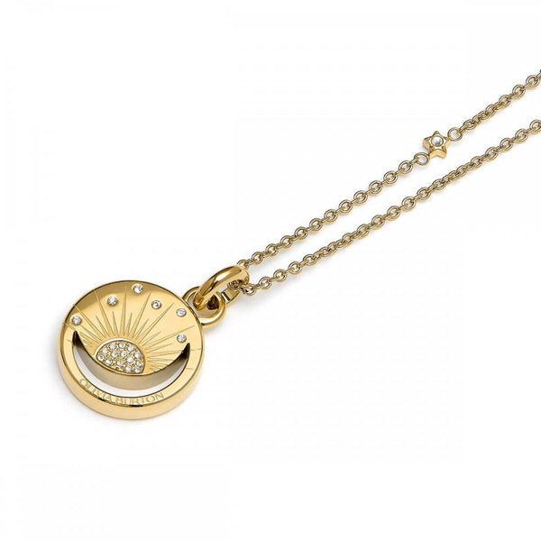 Olivia Burton Ladies Celestial Rising Sun Gold Plated Necklace
