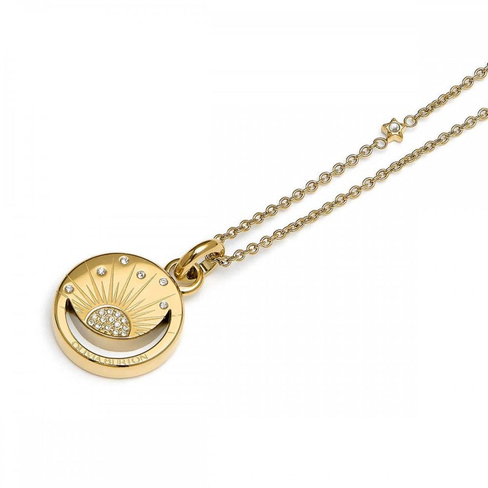 Olivia Burton Ladies Celestial Rising Sun Gold Plated Necklace