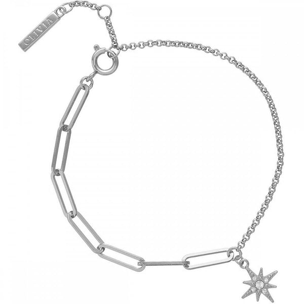 Olivia Burton Ladies Celestial Stone Set Mismatch North Star Bracelet