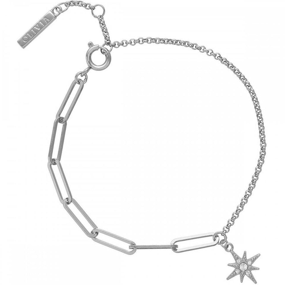 Olivia Burton Ladies Celestial Stone Set Mismatch North Star Bracelet