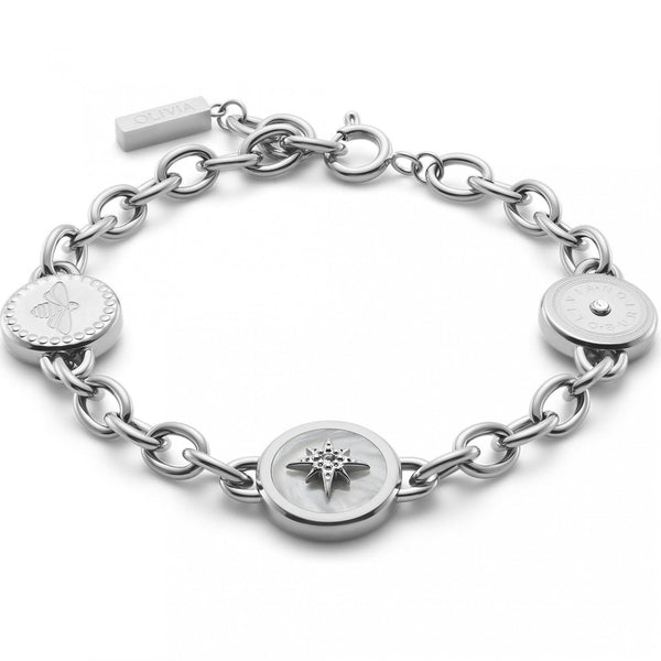 Olivia Burton Ladies Charms North Star & Bee Bracelet