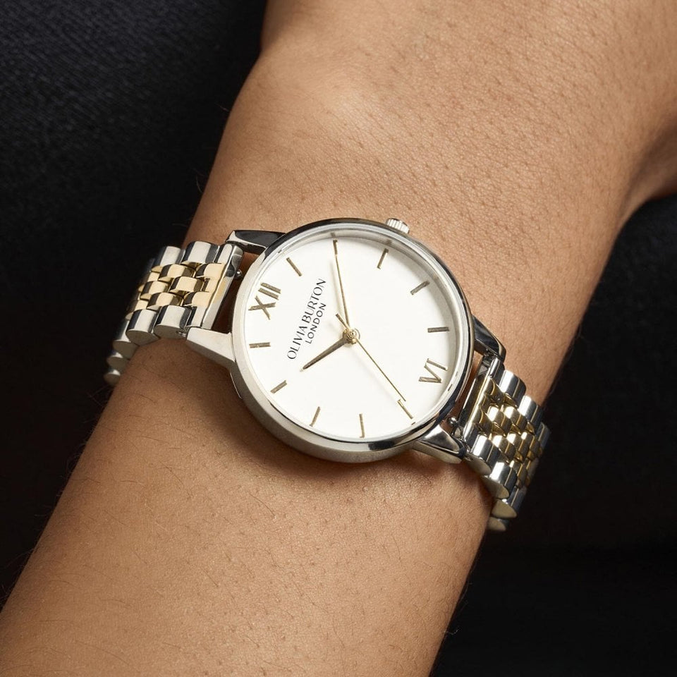 Olivia Burton Ladies Classic 30mm Two Tone Bracelet Watch