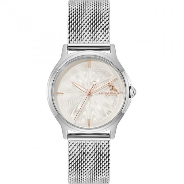 Olivia Burton Ladies Classic Bee 30mm Mesh Bracelet Watch