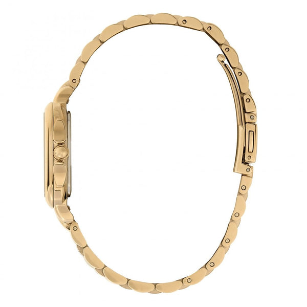 Olivia Burton Ladies Classic Grosvenor 28mm Gold Sunray Bracelet Watch