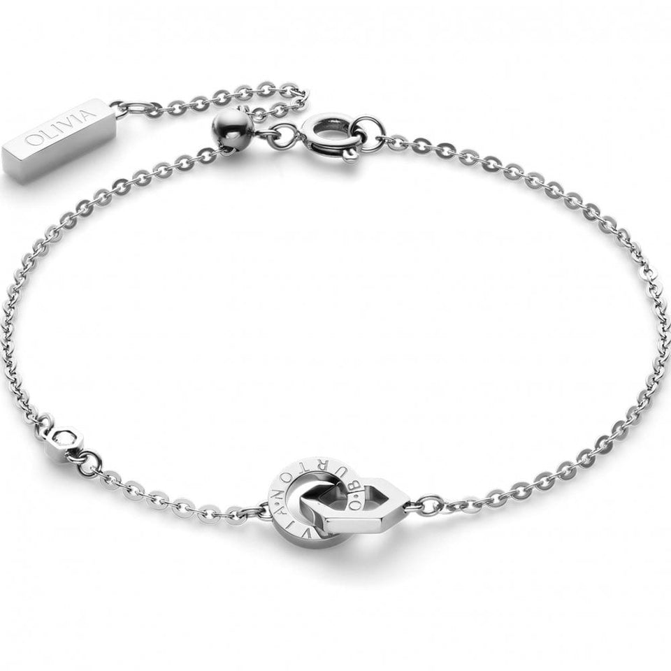 Olivia Burton Ladies Classic Hex Interlinked Necklace & Bracelet Set