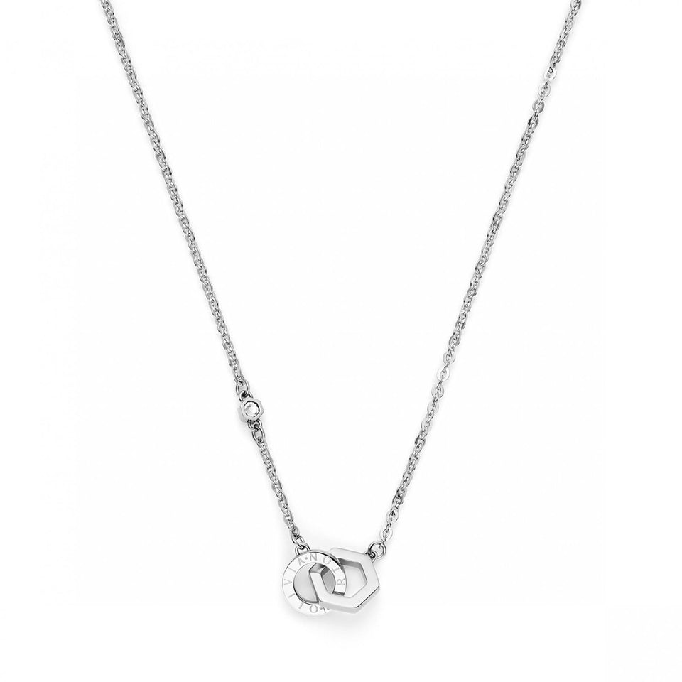 Olivia Burton Ladies Classic Hex Interlinked Necklace & Bracelet Set