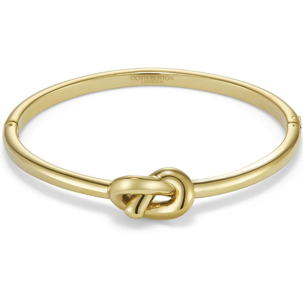 Olivia Burton Ladies Classic Lover's Knot Gold Plated Bangle