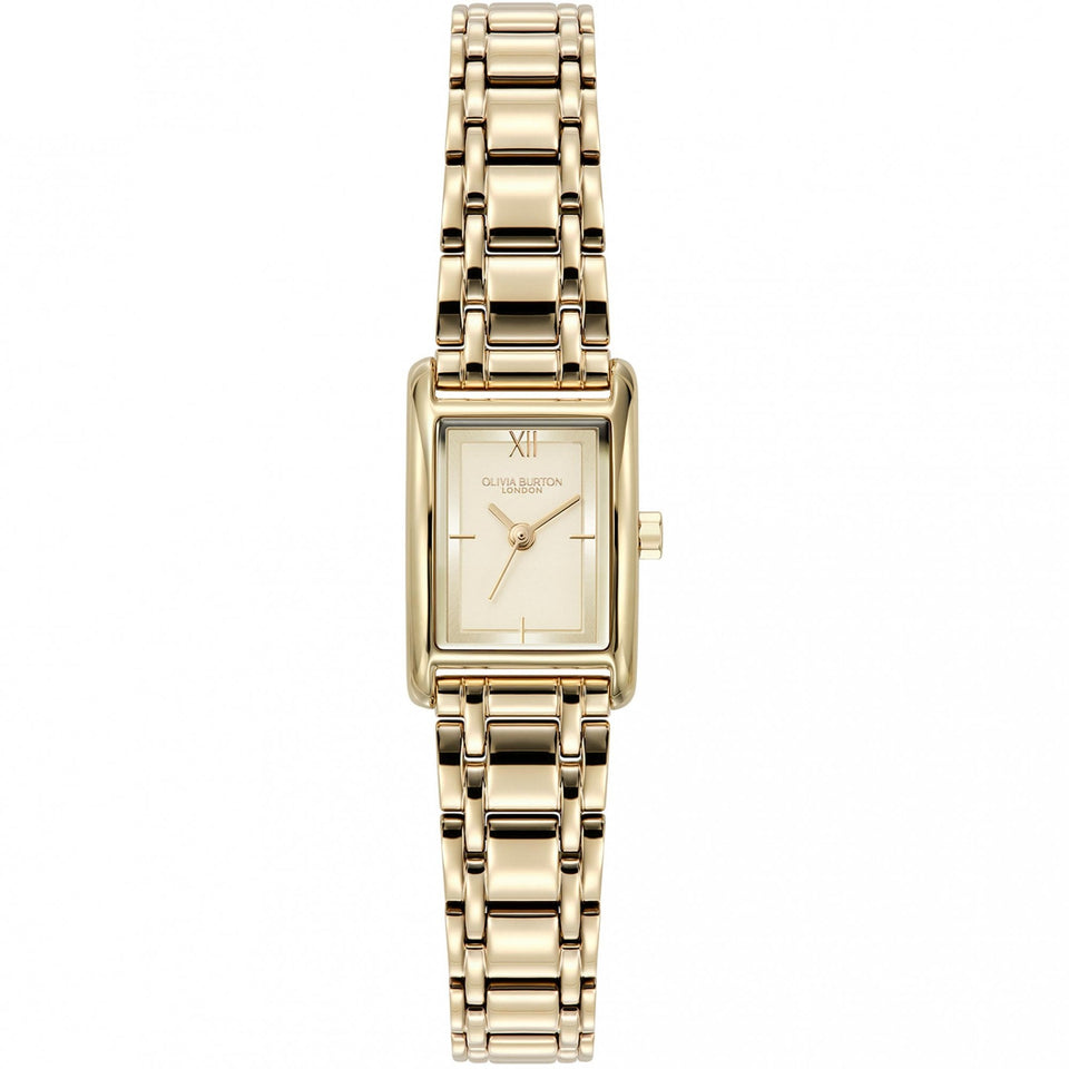Olivia Burton Ladies Classic Mini Groove Gold Plated Watch