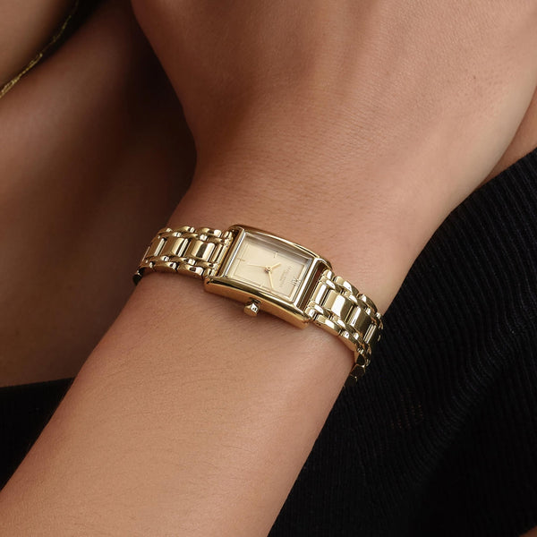 Olivia Burton Ladies Classic Mini Groove Gold Plated Watch