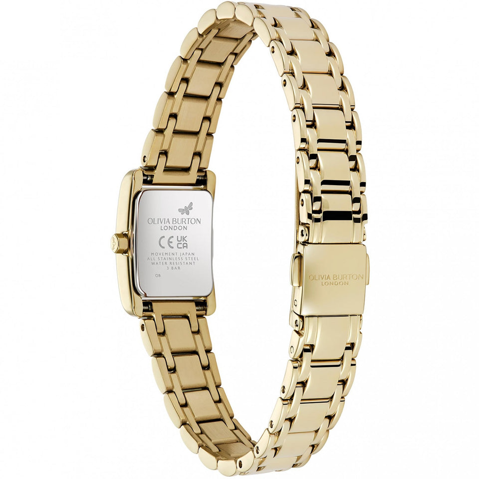Olivia Burton Ladies Classic Mini Groove Gold Plated Watch