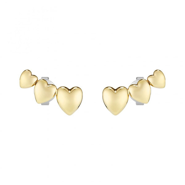 Olivia Burton Ladies Classic Mini Heart Gold Plated Stud Earrings