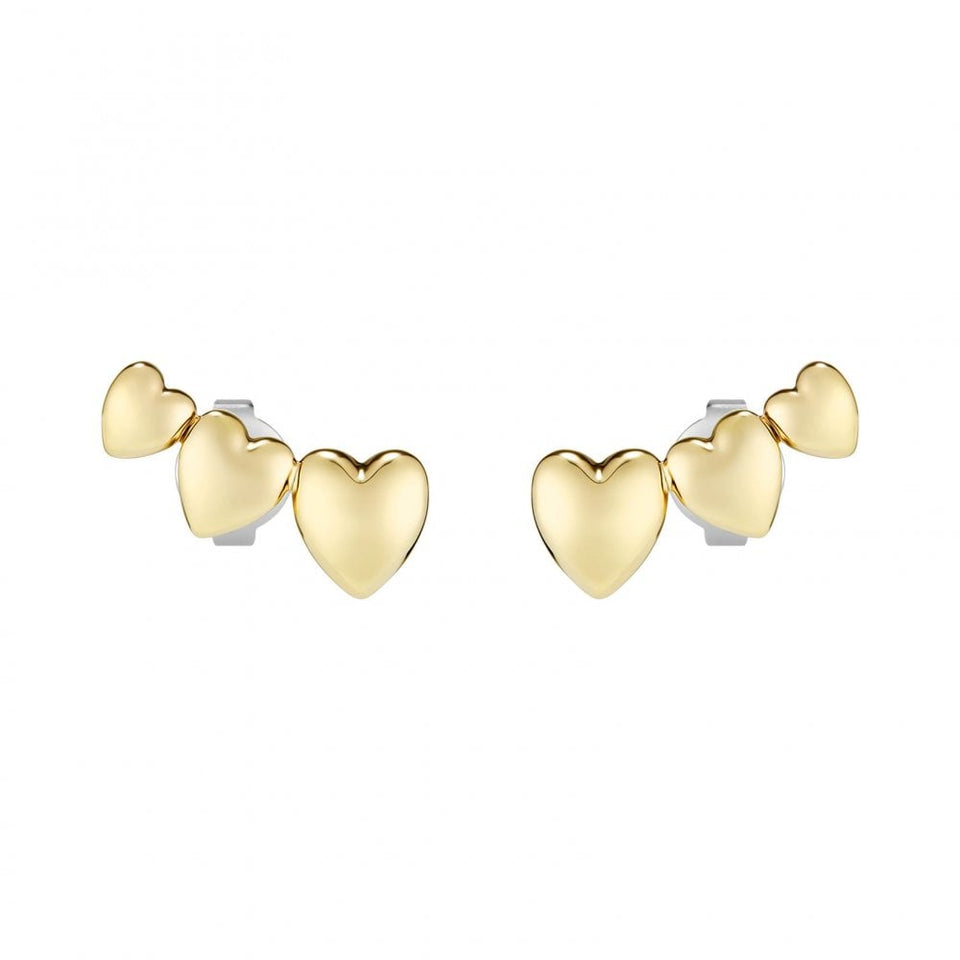Olivia Burton Ladies Classic Mini Heart Gold Plated Stud Earrings