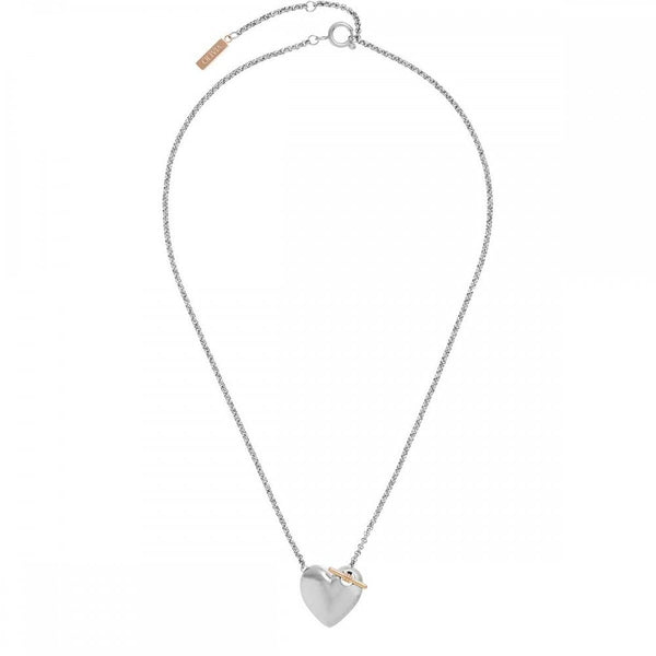 Olivia Burton Ladies Classic Rose Gold Plated Knot Heart Necklace