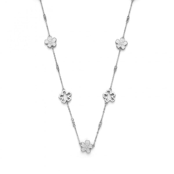 Olivia Burton Ladies Forget Me Not Flower Necklace