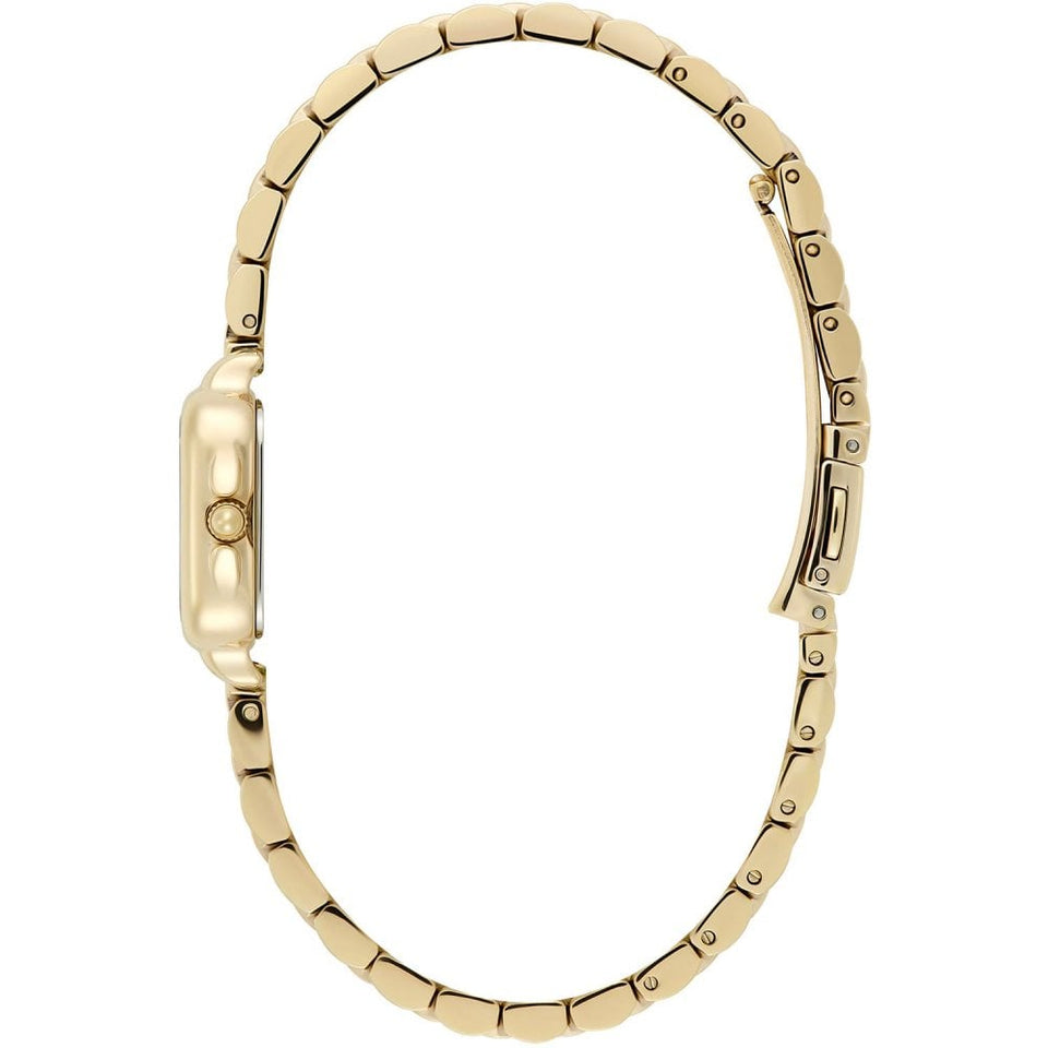 Olivia Burton Ladies Grosvenor Mini 20mm Ivory Dial Gold Plated Watch