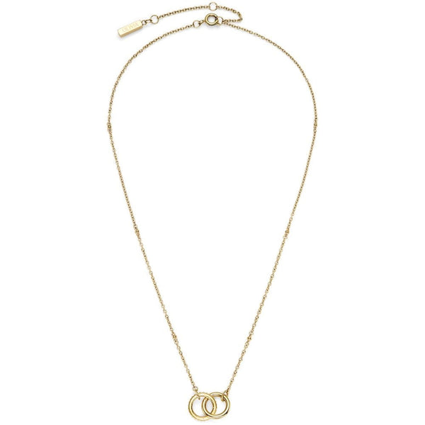 Olivia Burton Ladies Infinite Gold Plated Interlocking Amity Circle Necklace