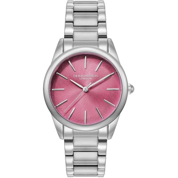 Olivia Burton Ladies Intensity 34mm Pink Crush Dial Bracelet Watch