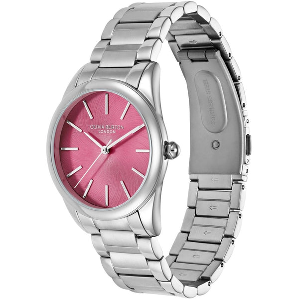 Olivia Burton Ladies Intensity 34mm Pink Crush Dial Bracelet Watch
