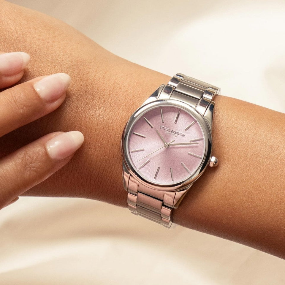 Olivia Burton Ladies Intensity 34mm Purple Lavender Dial Bracelet Watch
