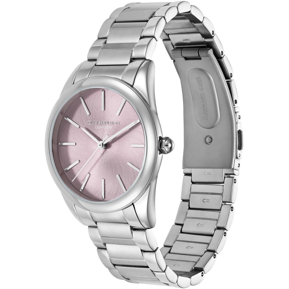 Olivia Burton Ladies Intensity 34mm Purple Lavender Dial Bracelet Watch
