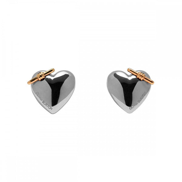 Olivia Burton Ladies Knot Heart Stud Earrings