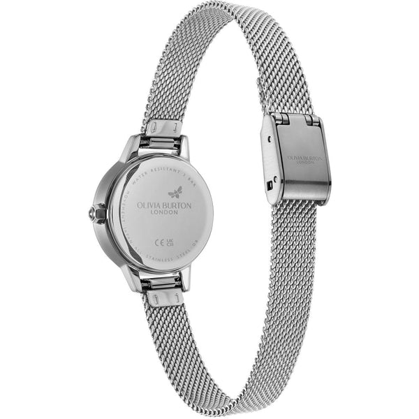 Olivia Burton Ladies Mini Classic 23mm Turquoise Dial Mesh Bracelet Watch