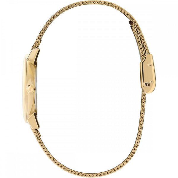 Olivia Burton Ladies Signature Bee Ultra Slim 28mm Gold Mesh Bracelet